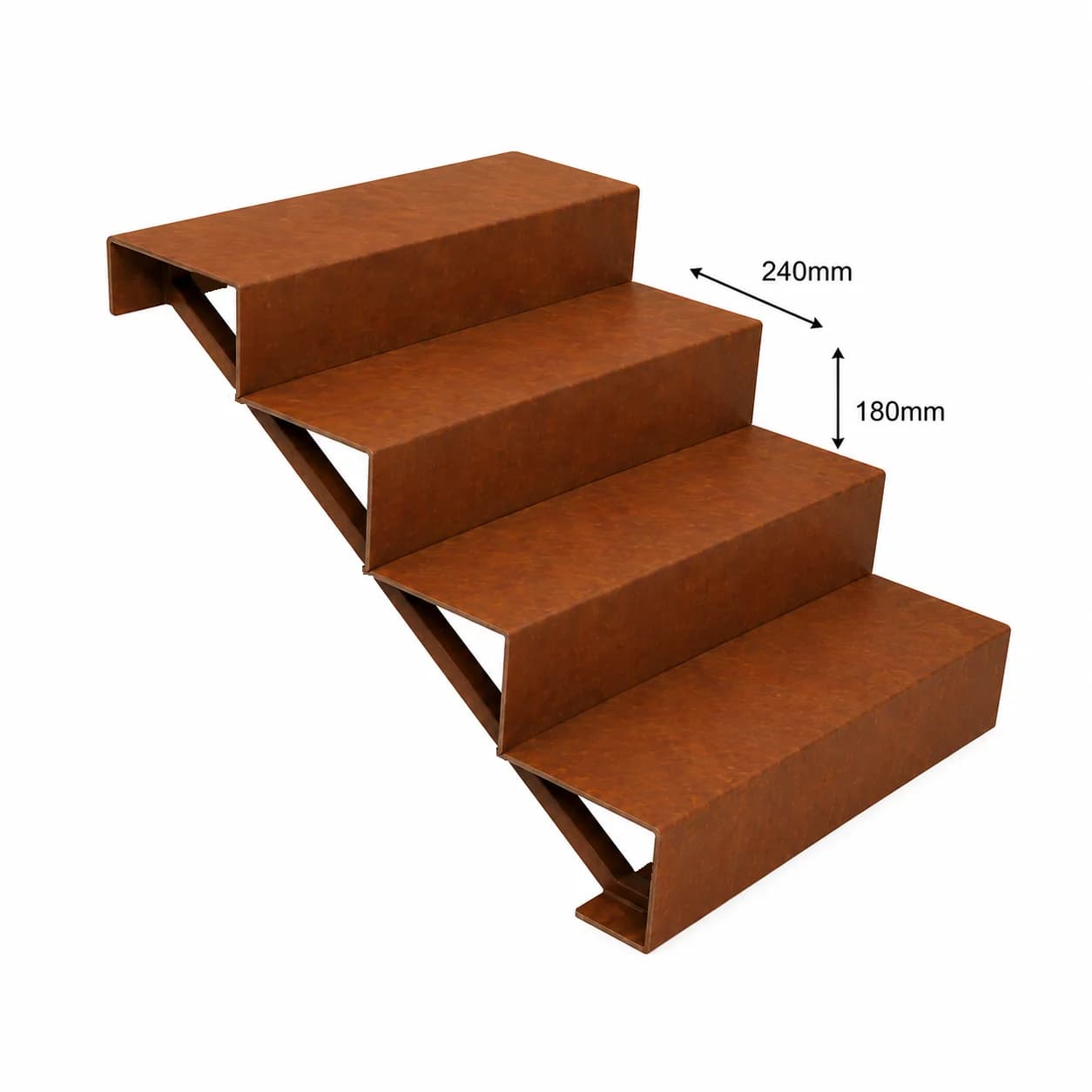 Escalier monobloc 4 marches