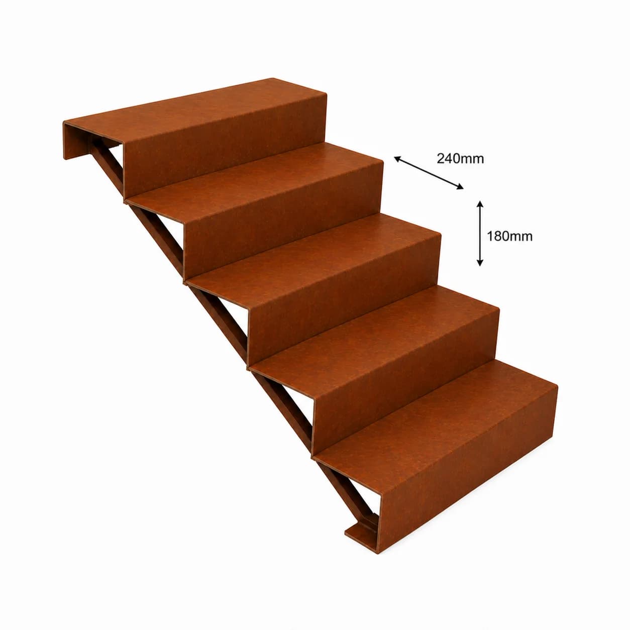 Escalier monobloc 5 marches